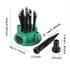 garden sprinkler, 360 degree automatic sprinkler, multi head irrigation tool, lawn watering, garden hose sprinkler, Australian garden, adjustable sprinkler, outdoor watering, garden irrigation - Green - Size M