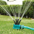 garden sprinkler, 360 degree automatic sprinkler, multi head irrigation tool, lawn watering, garden hose sprinkler, Australian garden, adjustable sprinkler, outdoor watering, garden irrigation - Green - Size M
