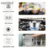 KEMORELA, 4-in-1 kitchen set, stainless steel kitchen tools, Australian kitchen essentials, rice washer, grater, colander, cooking prep tools, kitchen storage, home cooking gadgets, mixing bowl with lid, kitchen space saver, multi-purpose kitchen set - Si