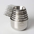 measuring cups, stainless steel measuring cups, kitchen measuring set, baking measuring tools, food grade measuring cups, measuring cup set, kitchen utensils, baking accessories, cooking tools, Australian kitchen - Silver - Size 7pcs