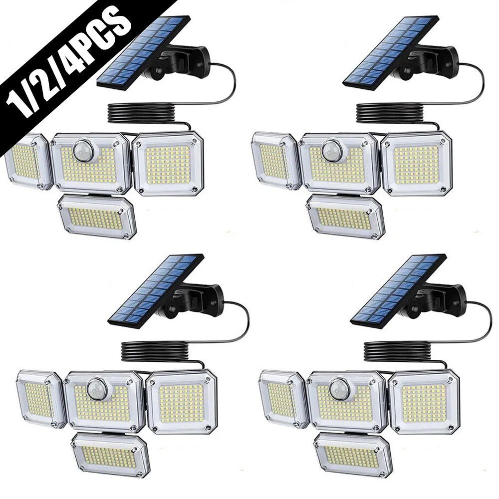 solar outdoor light, motion sensor wall light, waterproof led light, rotatable solar panel, Australian outdoor lighting, energy saving garden light, dusk to dawn light - White light - Size 1PCS