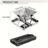 Silver camping grill, foldable grill, stainless steel grill, outdoor grill, portable grill, camping cookware, barbecue grill for camping