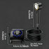 Portable Shower Head 8000mAh Battery Multi-Functional Shower Indoor Outdoor Use - Black - Size 8000amh