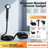 Portable Shower Head 8000mAh Battery Multi-Functional Shower Indoor Outdoor Use - Black - Size 8000amh