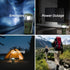 AM FM radio, NOAA weather alert radio, hand crank emergency radio, solar camping light, Bluetooth speaker radio, portable phone charger radio, outdoor survival radio, camping radio Australia, disaster preparedness radio, rechargeable weather radio - Green