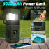AM FM radio, NOAA weather alert radio, hand crank emergency radio, solar camping light, Bluetooth speaker radio, portable phone charger radio, outdoor survival radio, camping radio Australia, disaster preparedness radio, rechargeable weather radio - Green