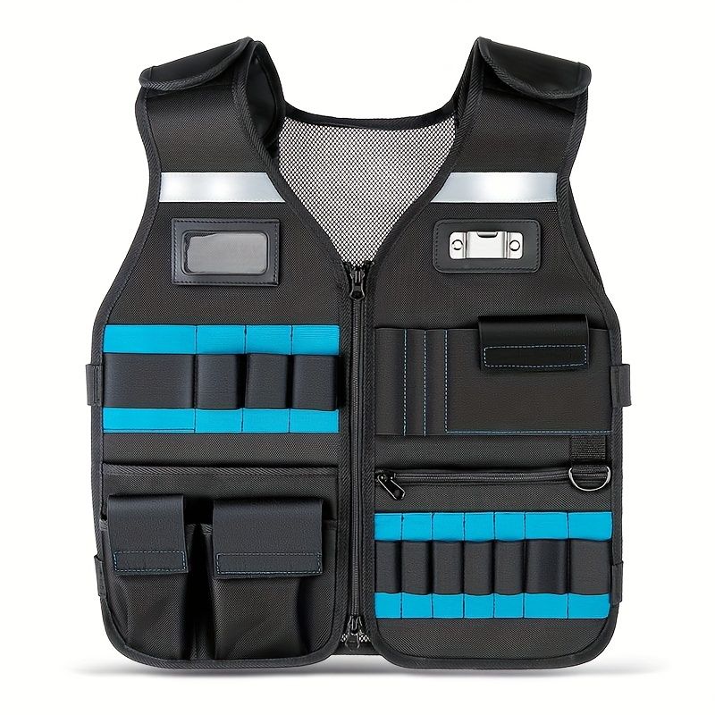 tool vest, multi pocket vest, industrial tool vest, work safety vest, tool storage vest, breathable work vest, australia tool vest, construction tool vest