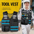 tool vest, multi pocket vest, industrial tool vest, work safety vest, tool storage vest, breathable work vest, australia tool vest, construction tool vest