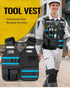 tool vest, multi pocket vest, industrial tool vest, work safety vest, tool storage vest, breathable work vest, australia tool vest, construction tool vest