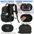 Tool Backpack Tool Storage Professional Tool Bag DIY Tool Backpack Tool - Black - Size regular