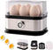Electric Egg Cooker Kitchen Appliance Perfect Eggs Family-Sized High Quality - Silver - Size 01