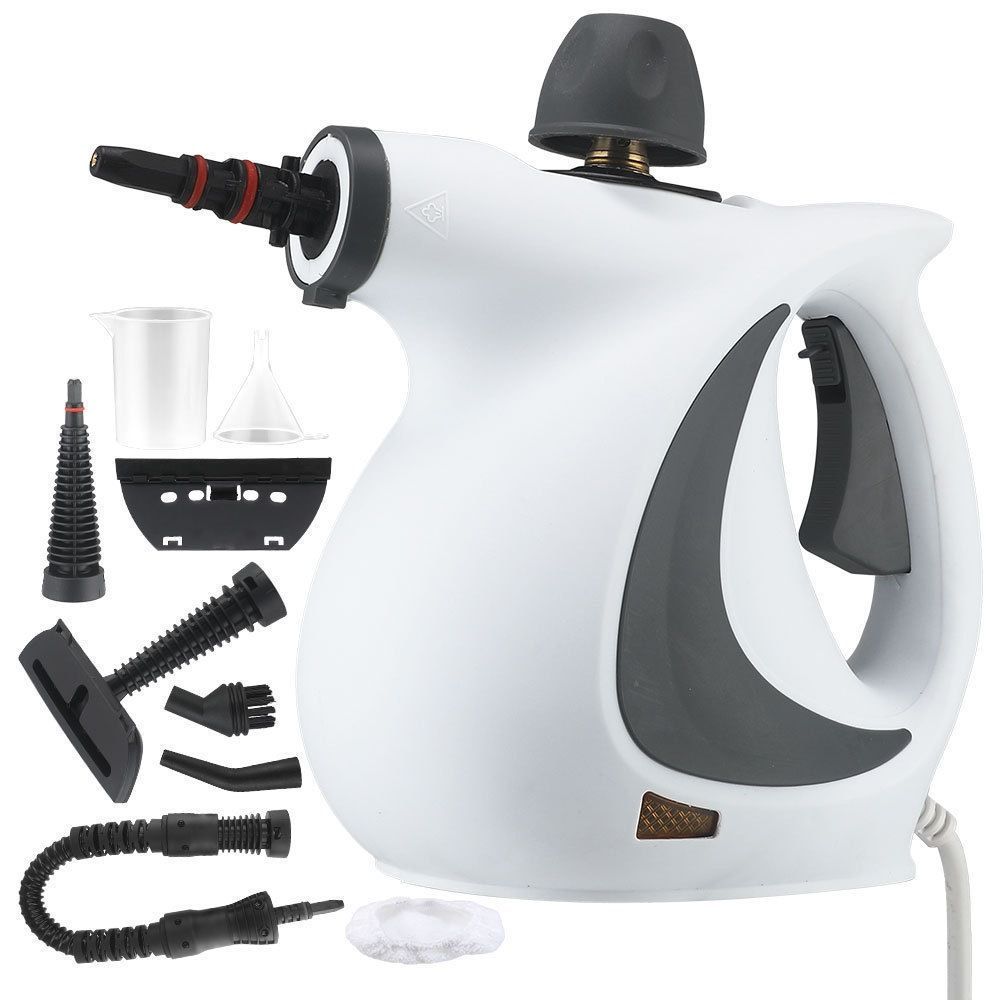 multifunctional steam cleaner, high-pressure steam cleaner, home cleaning Australia, air conditioner cleaner, kitchen range hood cleaner, chemical-free cleaning, steam sanitizer - White - Size A12-piece set