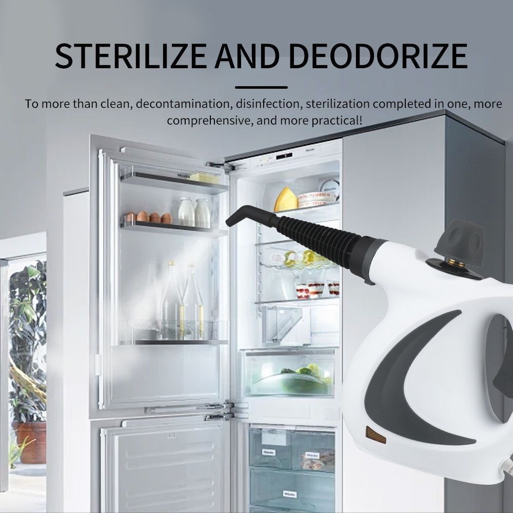 multifunctional steam cleaner, high-pressure steam cleaner, home cleaning Australia, air conditioner cleaner, kitchen range hood cleaner, chemical-free cleaning, steam sanitizer - White - Size A12-piece set