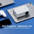 Portable Projector Mini Projector 1080P Projector USB Projector Home Theater - White - Size 01
