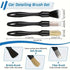 Car Detailing Brush Set Car Cleaning Kit Auto Detailing Supplies Car Interior - Black - Size 32 pieces