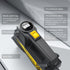 Black CaRSun Tire Inflator Portable Air Compressor LED Light Tire Inflator DC 12V