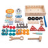 wooden toolbox, animal themed toy, building set, kids construction toy, fine motor skills, creative play, educational toy, birthday gift, Children's Day gift, Australian toy - Multi - Size 6