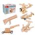 wooden toolbox, animal themed toy, building set, kids construction toy, fine motor skills, creative play, educational toy, birthday gift, Children's Day gift, Australian toy - Multi - Size 6