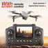 S2 MAX drone, dual-camera drone, upgraded remote control, ESC camera, long-lasting battery, 360° intelligent infrared flight, flying toy, drone gift, beginner drone, FPV drone - Gray - Size Three batteries