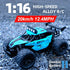 1:16 metal RC car, high-speed drifting, off-road racing car, boys toy car, 2.4GHz remote control, outdoor play toy, drift car, remote control car for kids, Australian toy - Black - Size variable speed