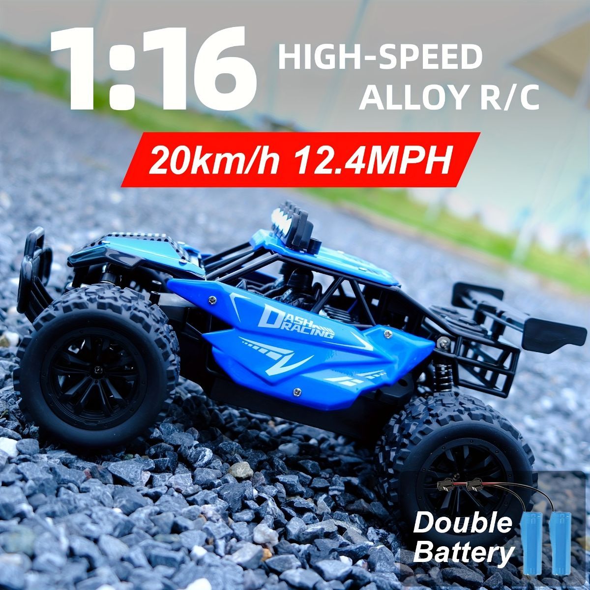 1:16 metal RC car, high-speed drifting, off-road racing car, boys toy car, 2.4GHz remote control, outdoor play toy, drift car, remote control car for kids, Australian toy - Black - Size variable speed