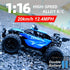 1:16 metal RC car, high-speed drifting, off-road racing car, boys toy car, 2.4GHz remote control, outdoor play toy, drift car, remote control car for kids, Australian toy - Turquoise - Size variable speed