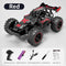 2.4G remote control car, high-speed off-road car, remote control toy for kids, four-wheel drive car, RC car with lights, outdoor toy Australia, gift for kids - Red - Size Dual-batteries