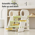 White children's washing stairs, kids bathroom steps, toddler step stool, bathroom stool for kids, child hygiene steps, kids self-care steps, bathroom ladder for kids