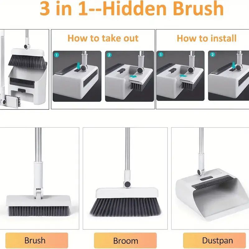 3 In 1 Commercial Cleaning Equipment All In One Cleaning Tool Commercial - Gray - Size 01