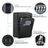 Wall-mounted Key Lock Box, Outdoor 4-Digit Weatherproof Lock Box, Large Capacity Lock Box for 5 Keys, Key Safe Storage Box, Indoor & Outdoor Garage Resettable Combination Lock Box