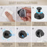 2026 Upgraded Drill-Free Suction Cup Hooks, Stainless Steel Suction Cup Hooks for Shower, Mirror, Wall, Bathroom, Glass, Hanging Towels - 4 Pack, Black