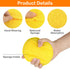 Microfiber Wax Applicator Pads, Car Wax Applicator with Finger Pocket, Buffing & Detail Polishing Foam Pads for Car Cleaning and Fine Polishing (5 inch, 6 Pack) (Yellow)