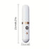 New Portable Hair Straightening Comb, USB rechargeable, 4000mAh battery, includes charging dock. Intelligent digital temperature control, dual use for straightening and curling, long-lasting hold without damaging hair, BLACK