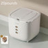 10LB Sealed Pet Food Storage Container | Heavy-Duty Square PP Dispenser with Flip Lid, Easy to Clean, Suitable for Kitchen Pantry