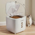 20LB Sealed Pet Food Storage Container | Heavy-Duty Square PP Dispenser with Flip Lid, Easy to Clean, Suitable for Kitchen Pantry