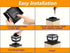 Solar Post Cap Lights 6‑Pack – LED, Dusk‑to‑Dawn, IPX4, Nickel Battery