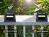 Solar Post Cap Lights 6‑Pack – LED, Dusk‑to‑Dawn, IPX4, Nickel Battery