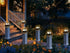 Solar Post Cap Lights 6‑Pack – LED, Dusk‑to‑Dawn, IPX4, Nickel Battery