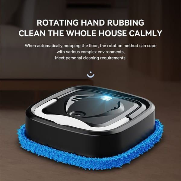 P6 Smart Robot Mop and Floor Cleaner, White