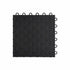 Giantz Garage Floor Tiles Interlocking PP Flooring 25PCS 30x30cm Black
