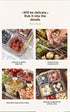 1-Piece 8-Compartment Snack Tray, BPA-Free Plastic Food-Grade Snack Organizer, Perfect for Nuts, Fruits, Candies, Potato Chips - Elegant Gold Decor for Home Entertainment, Party Snack Table Decoration, Party Snack Storage Box | Gold-Plated Tray