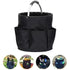 Premium Blue Gardening Storage Bag made of durable 600D Oxford cloth, features 6 deep side pockets for small hand tools, spray bottles, beverages, and more. Equipped with an aluminum alloy handle wrapped in EVA molding for enhanced comfort and longevity.