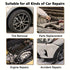 Basic automotive repair manual tool set, including a set of mechanical tools, including ratchet handle, extension pole, universal joint, slider, SAE and metric sockets, hex wrench, and plastic toolbox, excluding batteries. Uncharged manual tool set