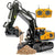 2.4G Remote Control Excavator Alloy Excavator Model Engineering Car Remote Control Car Boy Girl Unlimited Rotation - Larger 1/18 Scale Remote Control Excavator