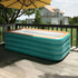 Large inflatable swimming pool, green swimming pool, suitable for home yard, outdoor pool, summer family gathering, must-have pool for playing water