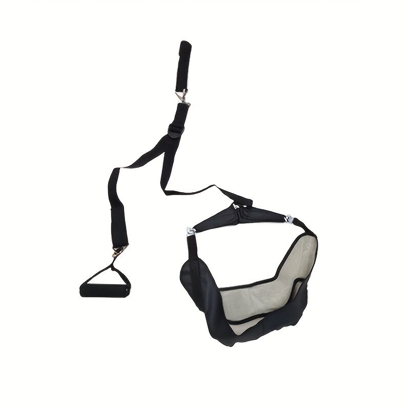 Portable neck stretcher for home use, medium tension with polyamide material, 360° rotation and 2-point connection, suitable for travel and home use to relieve neck pain
