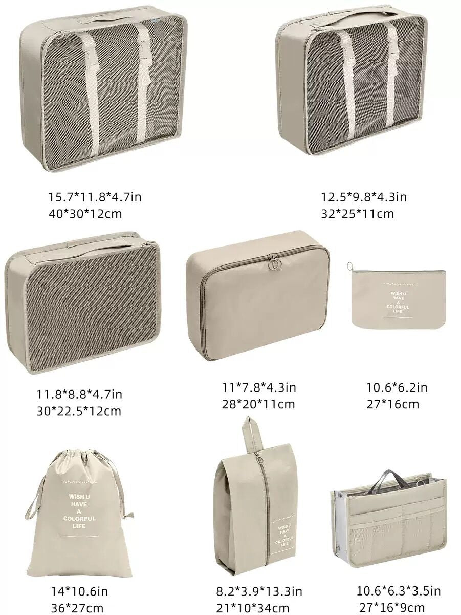 8-piece Travel Storage Bag