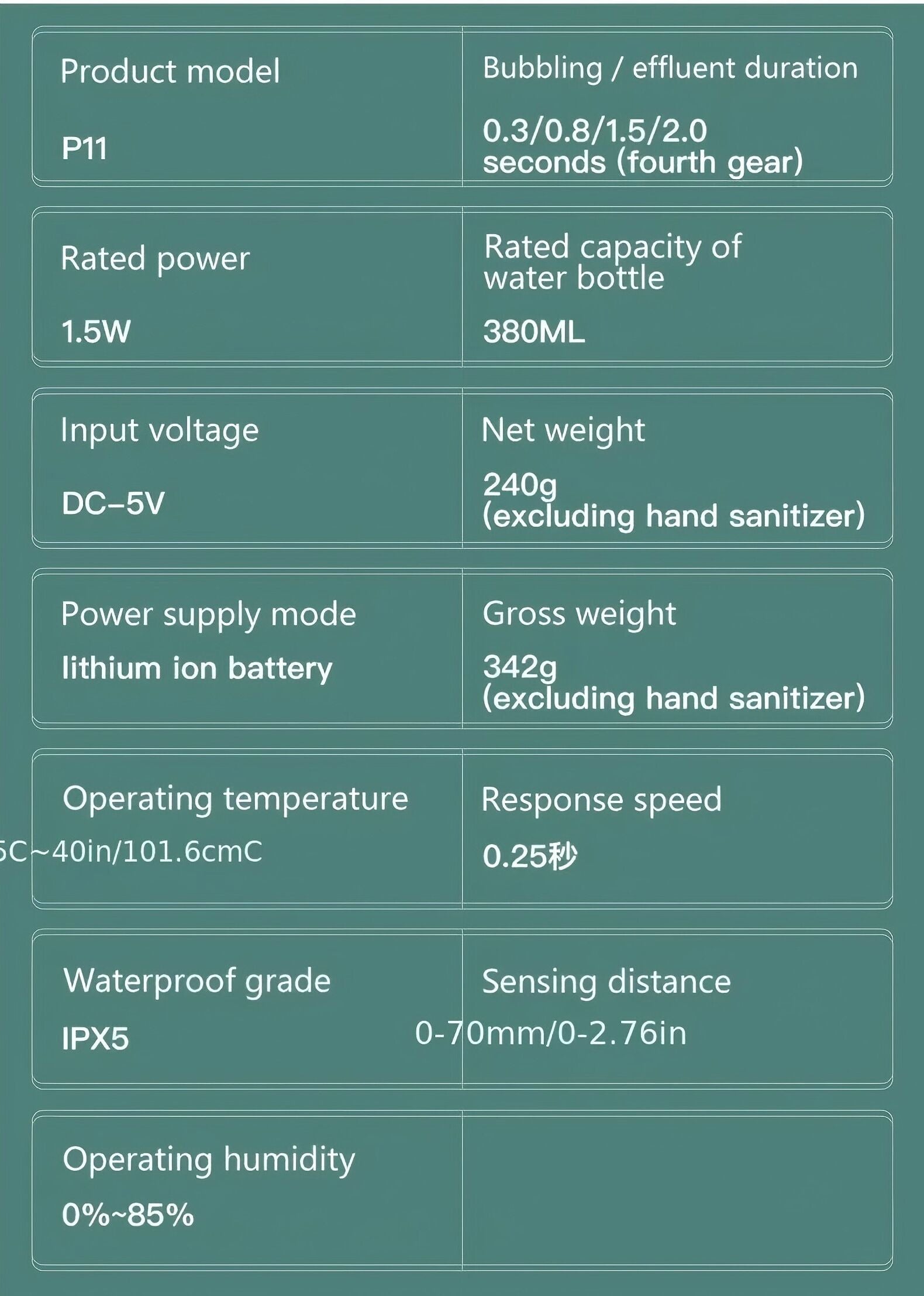 380ml touchless sensor automatic soap dispenser - wall-mounted, rechargeable lithium battery, USB charging, modern black design, suitable for bathroom and kitchen, bathroom soap dispenser | modern soap dispenser | touchless soap dispenser