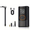 Portable air compressor for tires with digital pressure gauge, 150PSI rechargeable battery, LED light, wireless bicycle tire pump for cars, motorcycles, bicycles, etc., black