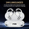 AI Translation Earbuds | Real-Time Translation for 144+ Languages | Smart Meeting Assistant | Secure and Private Design